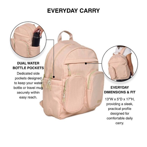 Mochila Altitude de 17" con compartimento para laptop y bolsillos 5