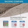 Attop Bathroom Rugs, Bath Mat Set of 2 Extra Thick Chenille Striped Pattern Shaggy Bath Rugs for Bath Room - 4 of 4