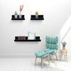 Dsvimoy Planter Stands and Holders Planter Stands Shelf with Invisible Brackets for Home Storage, White, 27"*8"*3" - 2 of 4