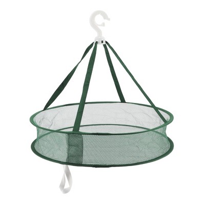 Unique Bargains Folding Durable Single Layer Clothes Drying Basket 1 Pc