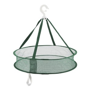 Unique Bargains Folding Durable Single Layer Clothes Drying Basket 1 Pc - 1 of 4