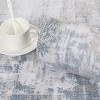 Acekool Washable Area Rug, Modern Abstract Non-Slip Stain Resistant Accent Carpet for Living Room Bedroom, Easy Care - 2 of 4