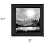 HomeRoots Big Moon Lake Black Framed Print Wall Art - 3 of 4