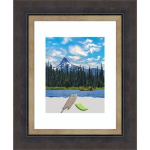 Amanti Art Hammered Charcoal Tan Wood Picture Frame - 1 of 4