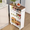 Tribesigns Slim Rolling Storage Cart - image 2 of 4