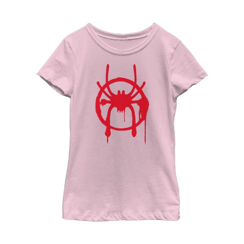 Girl's Marvel Spider-Man: Into the Spider-Verse Symbol T-Shirt, 1 of 4