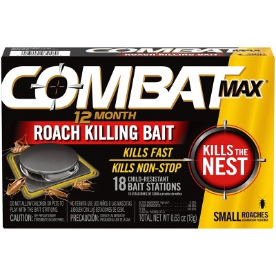 Photo 1 of ***USED*BOX IS DAMAGED** **
Combat Max 12 Month Roach Killing Bait Small Roach Bait Station - 18ct