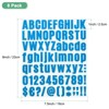 Unique Bargains Vinyl Self Adhesive Waterproof Durable Mailbox Numbers Stickers 8 Sheets - 3 of 4