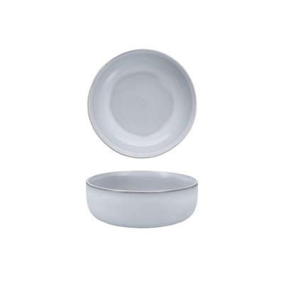 Svelte Stoneware Semi-Matte Off-White Dinnerware Set, Service for 4