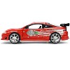 Brian's Mitsubishi Eclipse Red with Graphics Remix "The Fast and The Furious" (2001) Movie 1/24 Diecast Model Car by Jada - 3 of 4