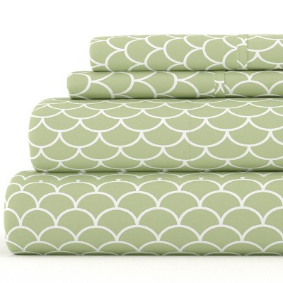 Geometric Patterns 4PC Sheet Set - Extra Soft, Easy Care - Becky Cameron