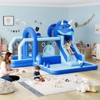 Dinosaur Inflatable Bounce House with Slide & Ball Pit, Kids Bouncy Castle with Blower, Climbing Wall and Obstacles for Indoor Outdoor Play - 2 of 4