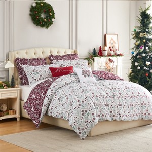 Multi-Piece Christmas Comforter Sets - 1 of 4