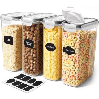 Paaaawaters Kitchen Cereal Containers Storage - Liter Airtight Food Storage Containers & Cereal Dispenser For Pantry Organization And Storage