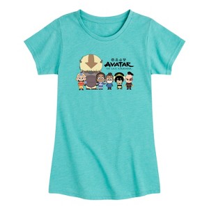 Girls' - Avatar - Chibi Group Short Sleeve Graphic T-Shirt - 1 of 2