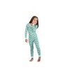 Sleep On It Girls 2-Piece Super Soft Jersey Long Sleeve Snug-Fit Pajama Set - 4 of 4