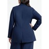 ELOQUII Women's Plus Size The Ultimate Stretch Long Two Button Blazer - 3 of 4