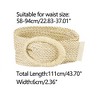 Allegra K Women's Woven Decor Adjustable Wide Dress Waist Belts 58-84cm/22.83-33.07" - 3 of 4