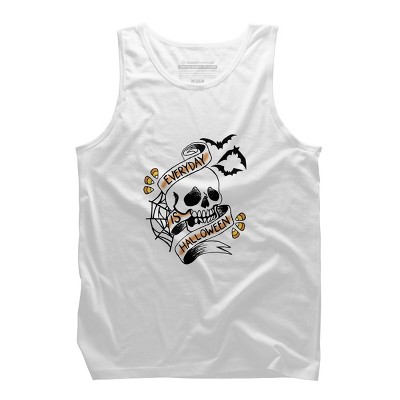 Men's Design By Humans Everyday Day is Halloween By Dwiegand Tank Top
