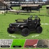 Jojoka 24V 2 Seater Ride on Toys for Kids, Ride on Truck with Remote Control, 20" Wide Seat, MP3, Lights, Powered Car Wheels for Boys Girls - 2 of 4