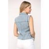 Women's Chambray Sleeveless Shirt - Fate - 3 of 3