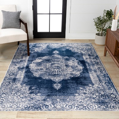 JONATHAN Y Rosalia Cottage Medallion Area Rug