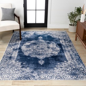 JONATHAN Y Rosalia Cottage Medallion Area Rug - 1 of 4