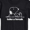 Men's - Peanuts - Take A Break Short Sleeve Graphic T-Shirt - 2 of 4