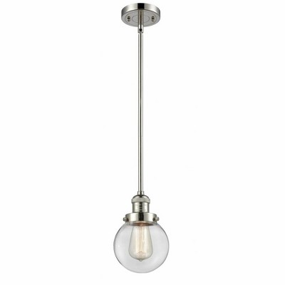 Beacon - 1 Light Mini Pendant In Industrial Style-9.5 Inches Tall and 6 Inches Wide