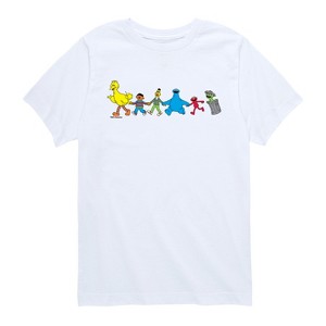 Boys' - Sesame Street - SS Group Short Sleeve Graphic T-Shirt - 1 of 4