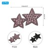 Unique Bargains Iron On Durable DIY Clothing Double Star Rhinestone Patches 2 Pcs - 2 of 4