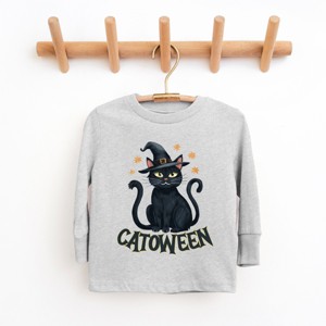 The Juniper Shop Catoween Cat Youth Long Sleeve Tee - 1 of 4