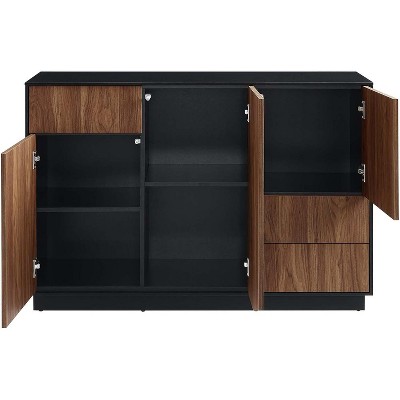 Holden 47" Brown Black Wood Grain Sideboard