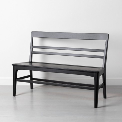 Wood Ladder Back Bench - Hearth & Hand™ with Magnolia - image 1 of 4