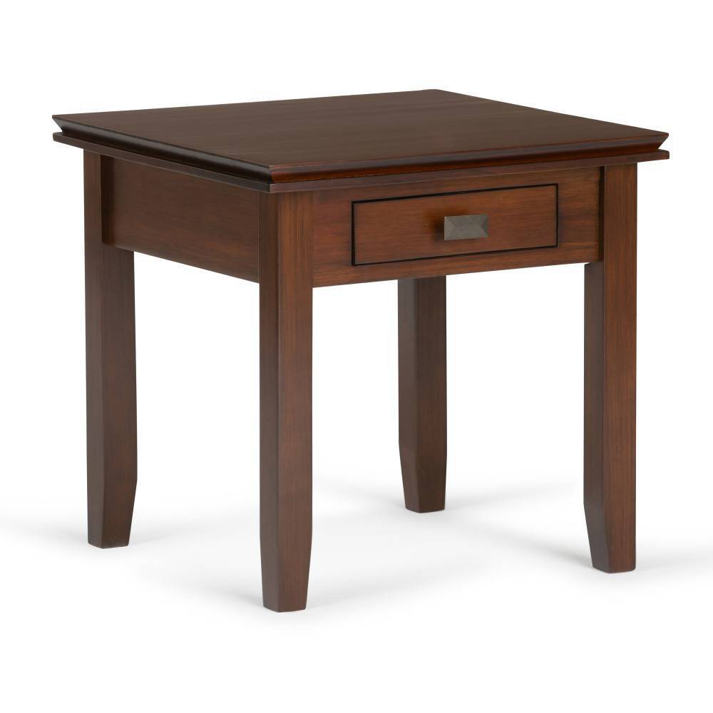 Photos - Coffee Table 21" Stratford End Table Russet Brown - WyndenHall