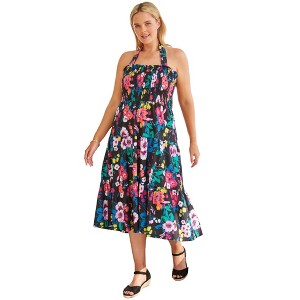 Woman Within Plus Size Convertible Dress To Skirt - 1 of 4