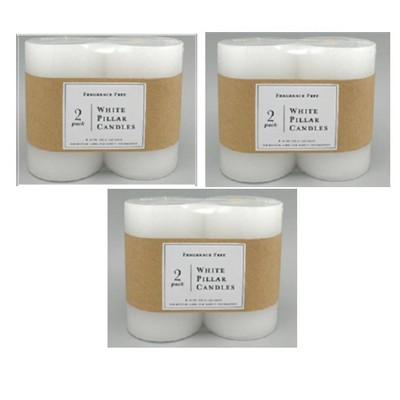 6ct Pillar Candles - Bullseye's Playground™