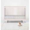 Bacati - Love Gray Muslin 100 percent Cotton Universal Baby US Standard Crib or Toddler Bed Fitted Sheet - 4 of 4