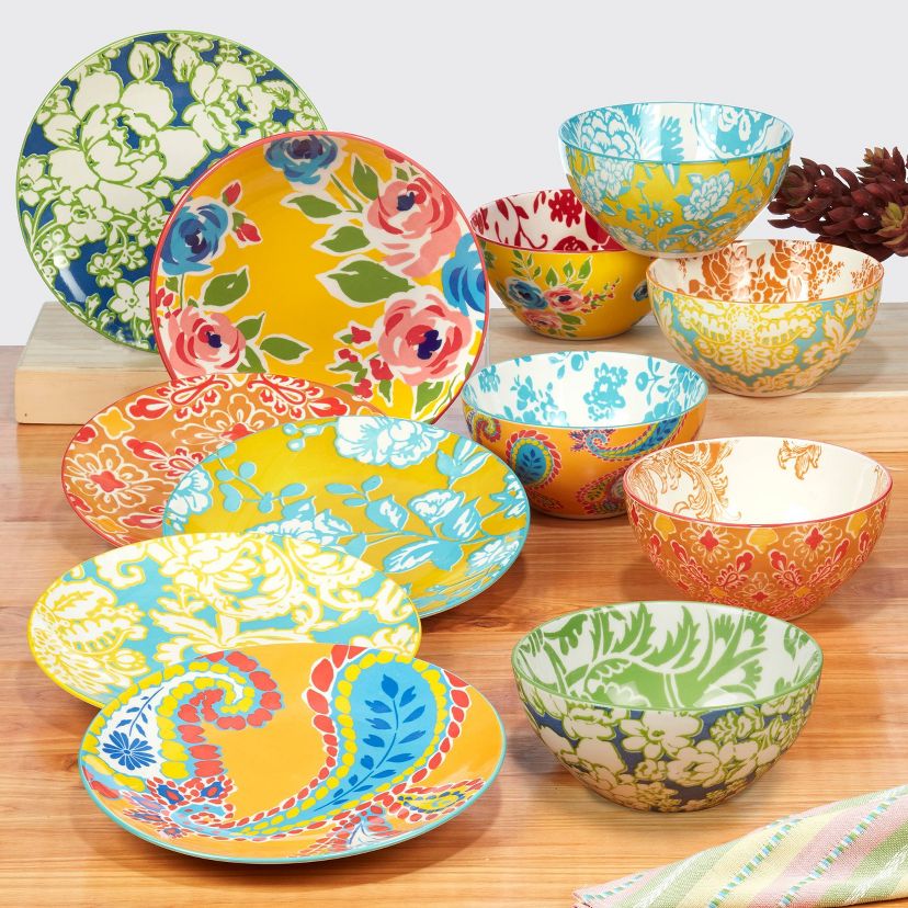 Damask Floral Dinnerware Collection - Certified International