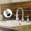 Whizmax Classical 8 inch Bathroom Faucet with Pop Up Drain and Lead-Free Hose, Bathroom Faucets for Sink 3 Holes, 2-pc - 4 of 4