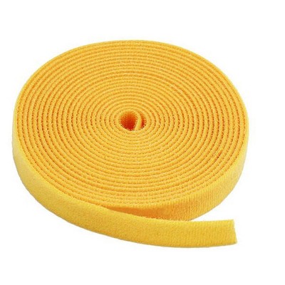 Monoprice Hook & Loop Fastening Tape, 3/4-inch Wide, 5 yards/Roll - Yellow