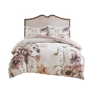 Gracie Mills Kyrie 3-Piece Cotton Printed Duvet Cover Set - 1 of 4