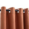 Aghana Digitals 2-Piece Rusty Blackout Curtains 55.1x96.5" - Suede Touch Polyester with Metal Rings - 3 of 4