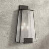 Minka Lavery Modern Outdoor Wall Light Fixture Dakota Bronze 22" Clear Seeded Glass for Post Exterior Barn Deck Porch Yard Patio - 2 of 2