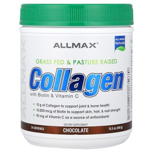 ALLMAX Collagen with Biotin & Vitamin C, Chocolate, 15.5 oz (440 g) - 1 of 4
