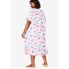 Dreams & Co. Long Print Sleepshirt - 3 of 4