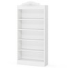 Resenkos Bookshelf, Bookcase Standing Shelf Unts,72" Modern Bookshelf, Freestanding Etagere Bookcase with Storage Shelves,White - 3 of 4