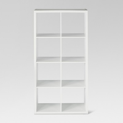 target white bookcase