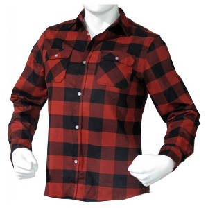Mafoose Buffalo Plaid Flannel Long Sleeve Shirt Casual Button Down With Pockets - 1 of 4