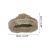 Unique Bargains Fashion Elegant Plush Hairpin Hairdo Clip for Women 4.72"x2.36"x2.76" 1 Pc - 4 of 4